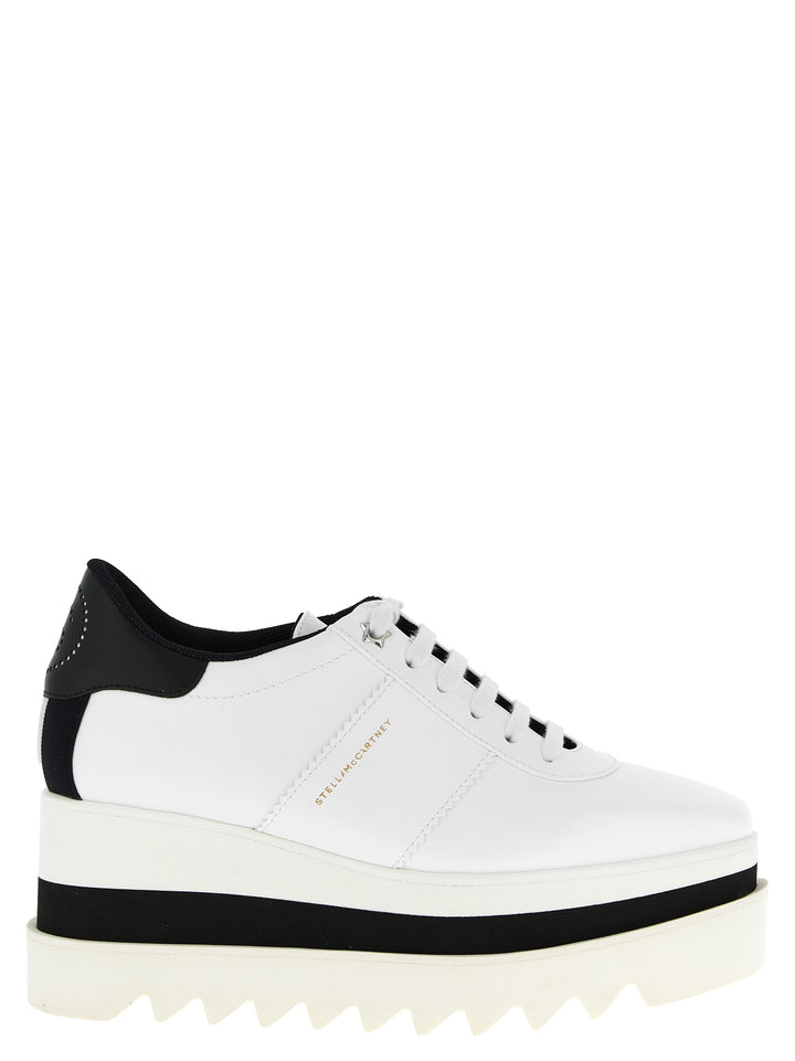 Stella McCartney Bicolor Polyethylene Wedge Sandals