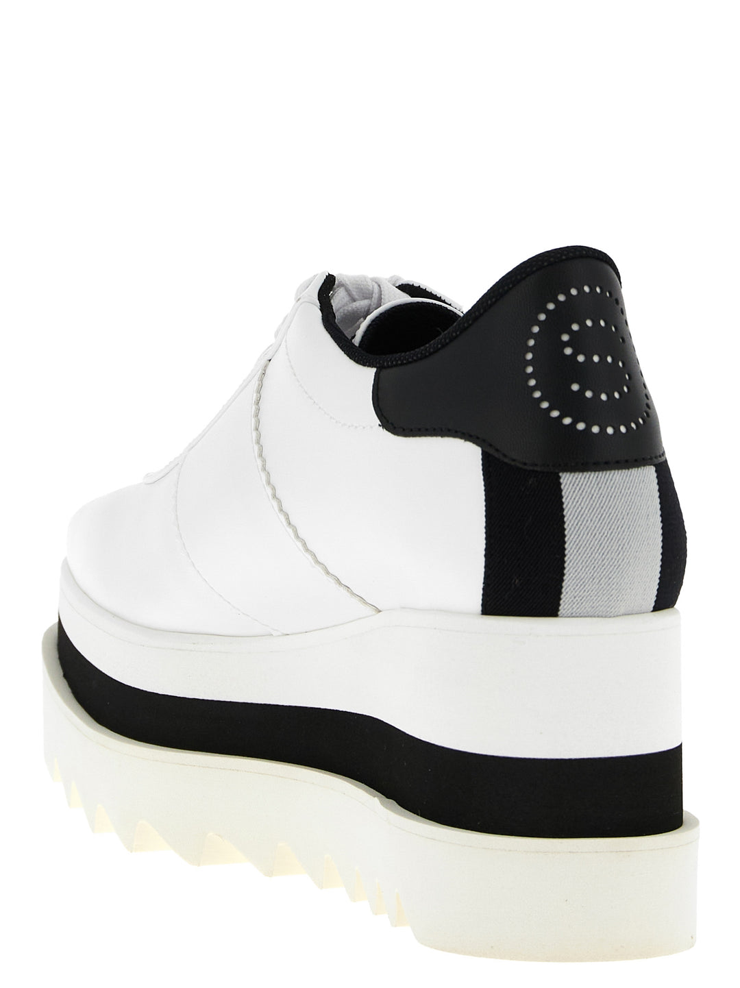 Stella McCartney Bicolor Polyethylene Wedge Sandals