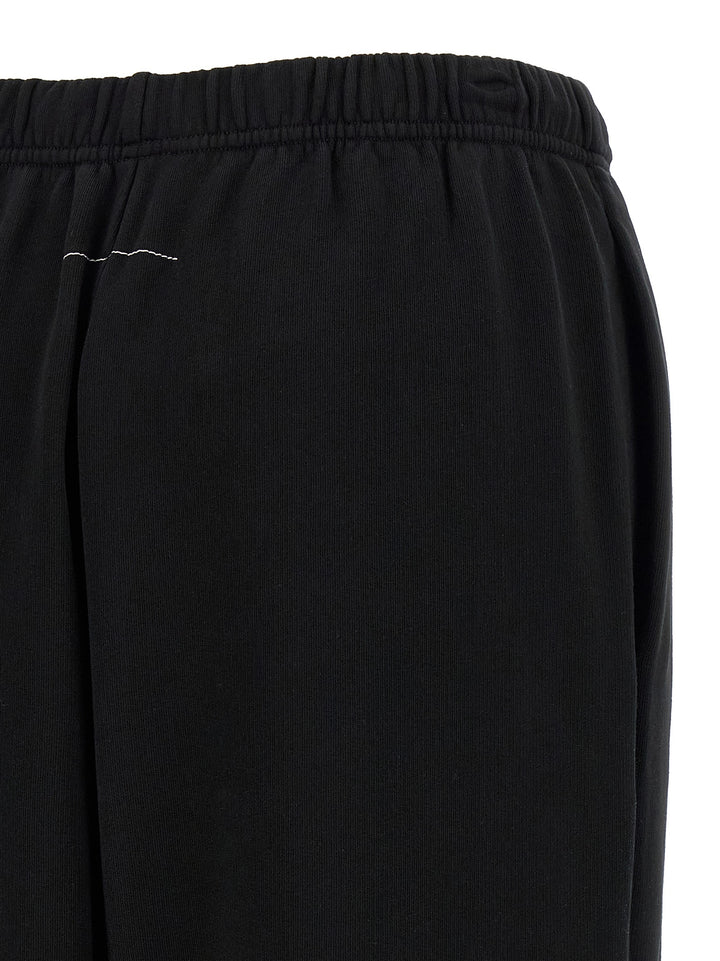 MM6 Maison Margiela Black Cotton Joggers (Workout Pants)