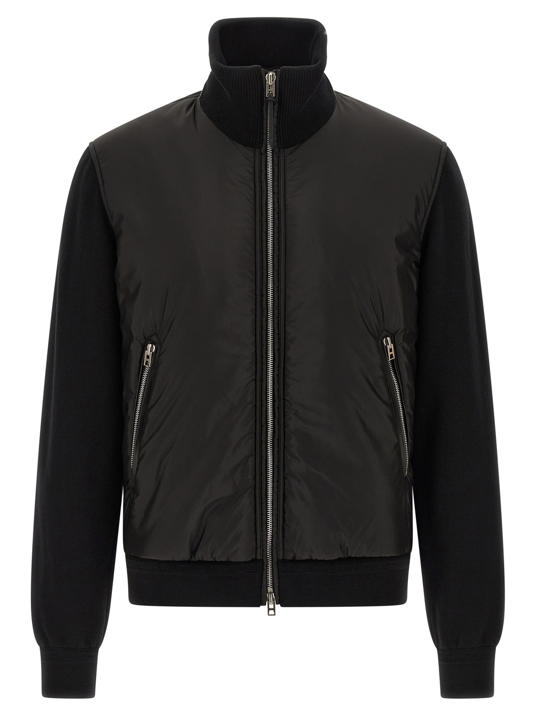 Tom Ford Black Wool Bomber