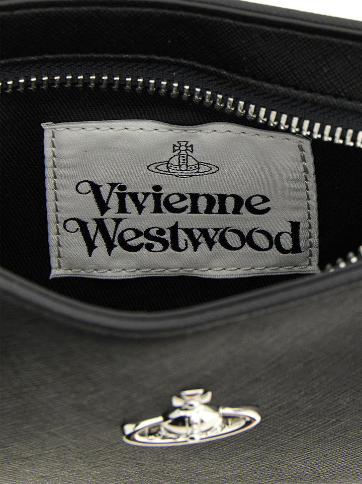 Vivienne Westwood Black Polyethylene Shoulder Bag