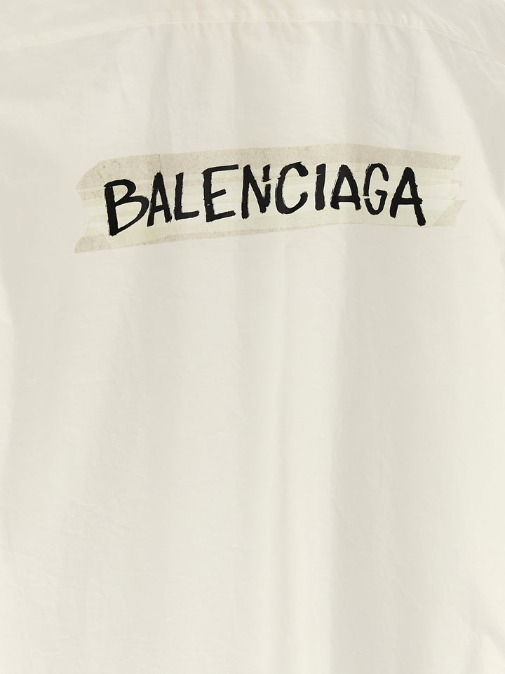 Balenciaga White Cotton Blouse