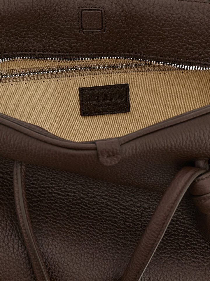 Jacquemus Brown Calfskin Shoulder Bag