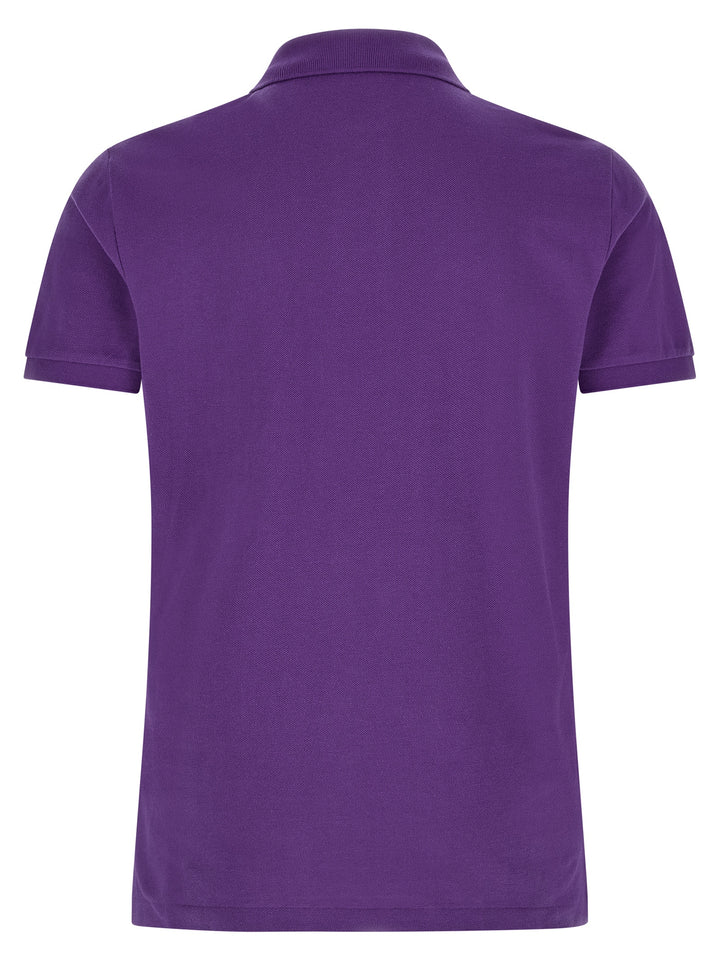 Polo Ralph Lauren Purple Cotton Polo Shirt