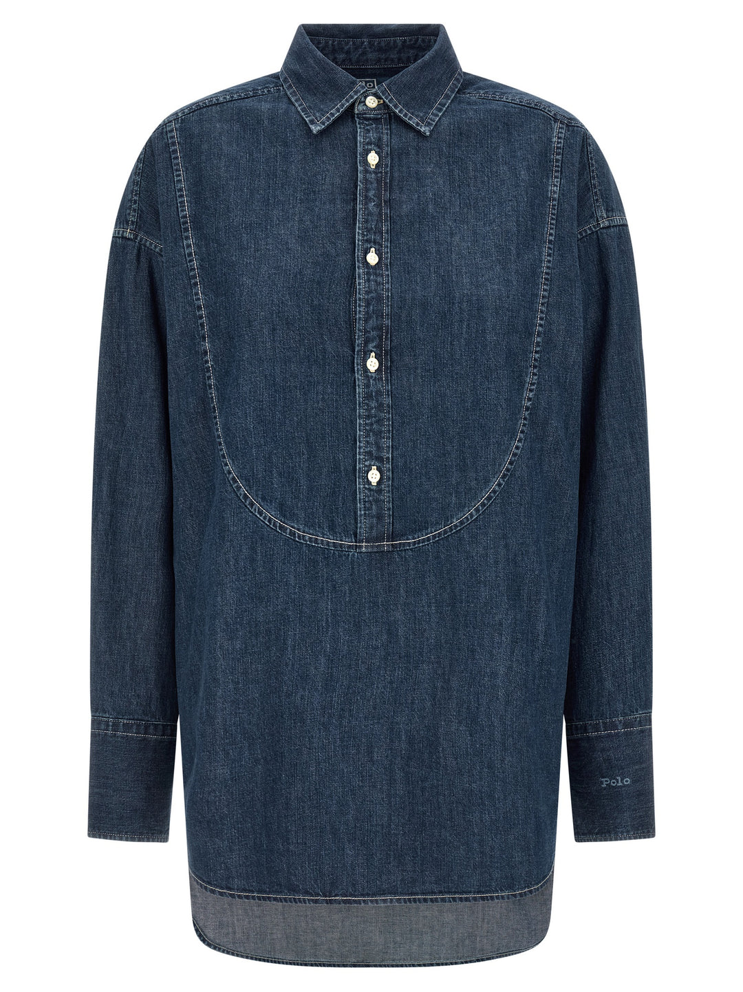 Polo Ralph Lauren Blue Cotton Blouse