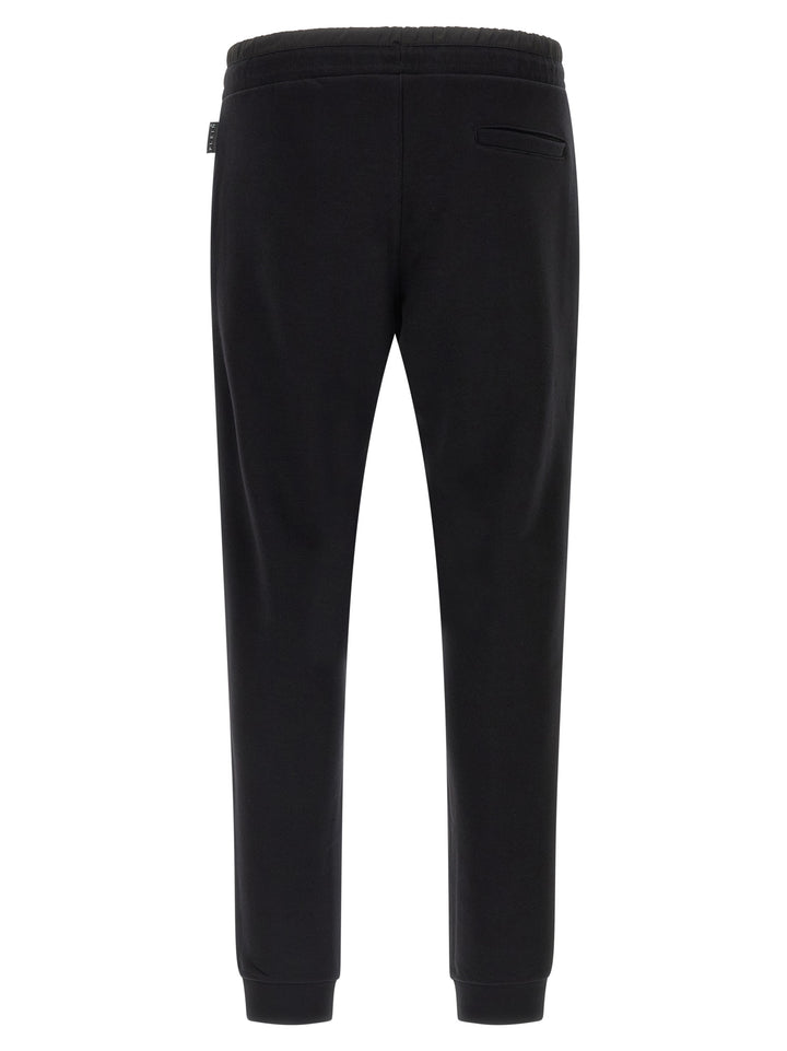 Philipp Plein Black Cotton Joggers (Workout Pants)