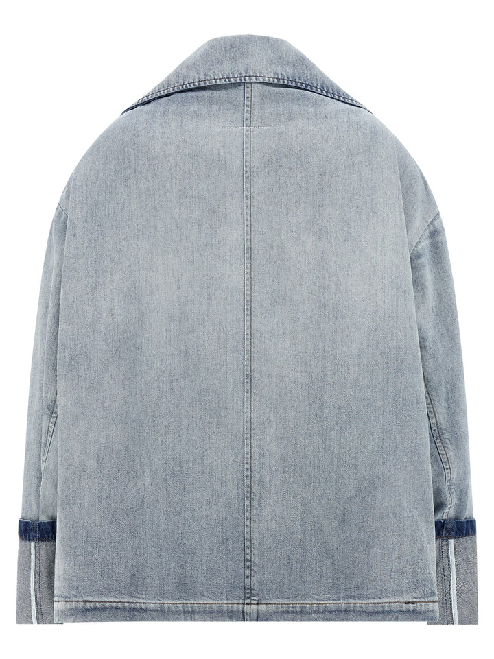 MM6 Maison Margiela Blue Cotton Denim Jacket