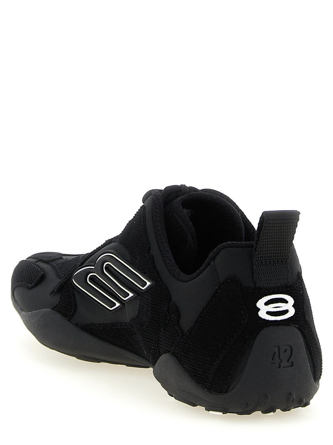 Balenciaga Black Polyester Athletic Sneakers