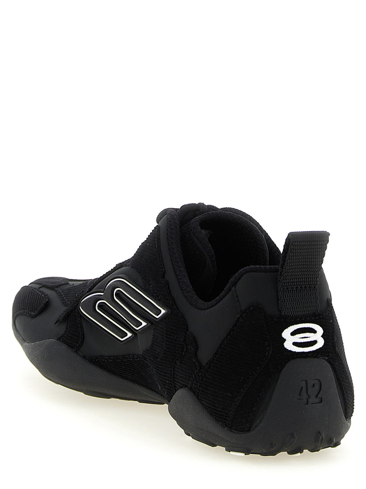 Balenciaga Black Polyester Athletic Sneakers