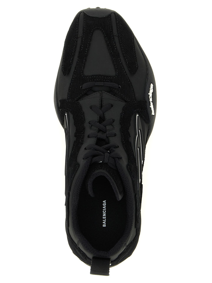 Balenciaga Black Polyester Athletic Sneakers