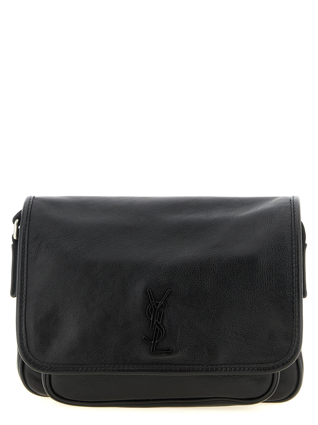 Saint Laurent Black Calfskin Crossbody Bag