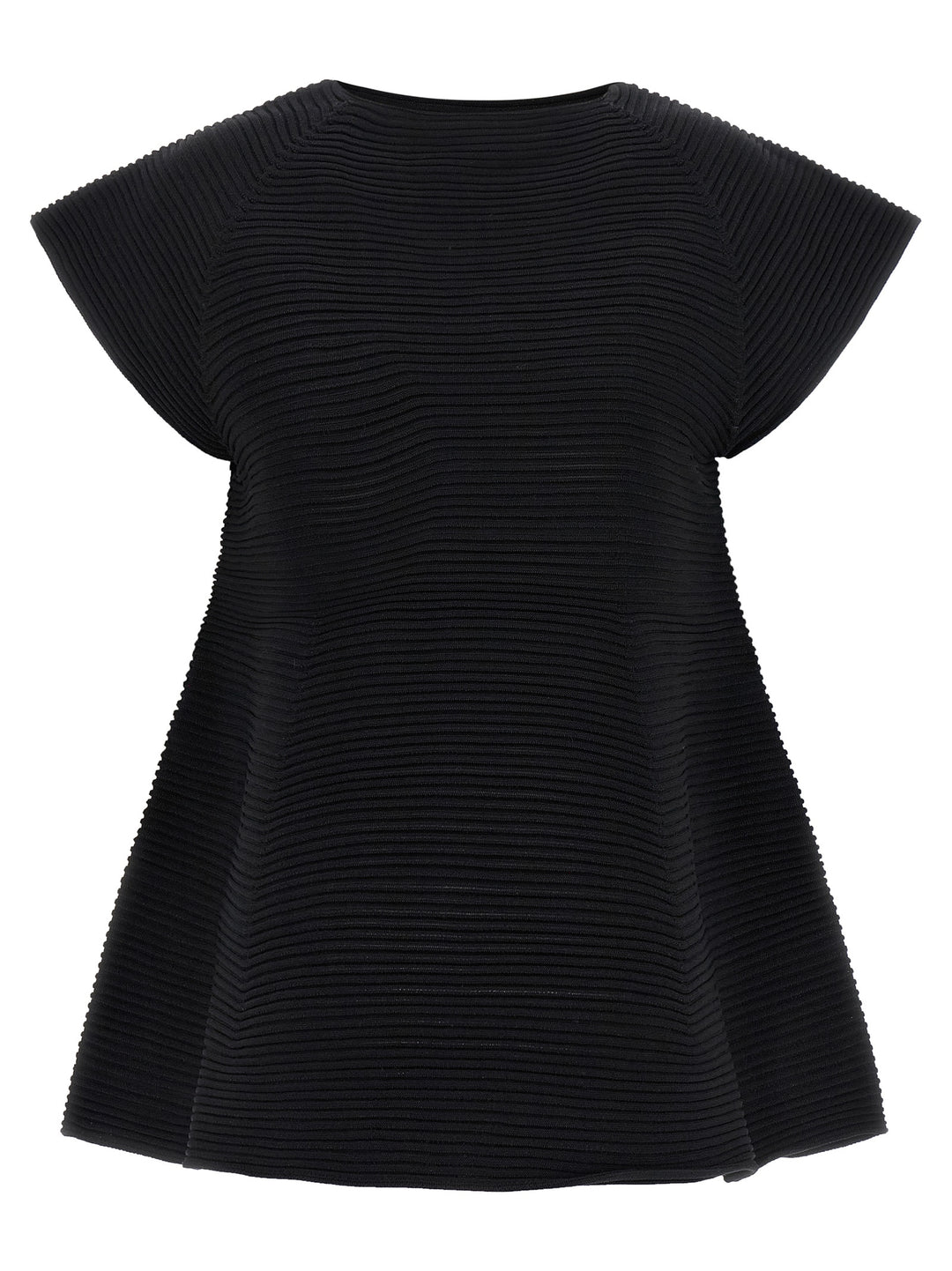Issey Miyake Black Polyester Short Dress
