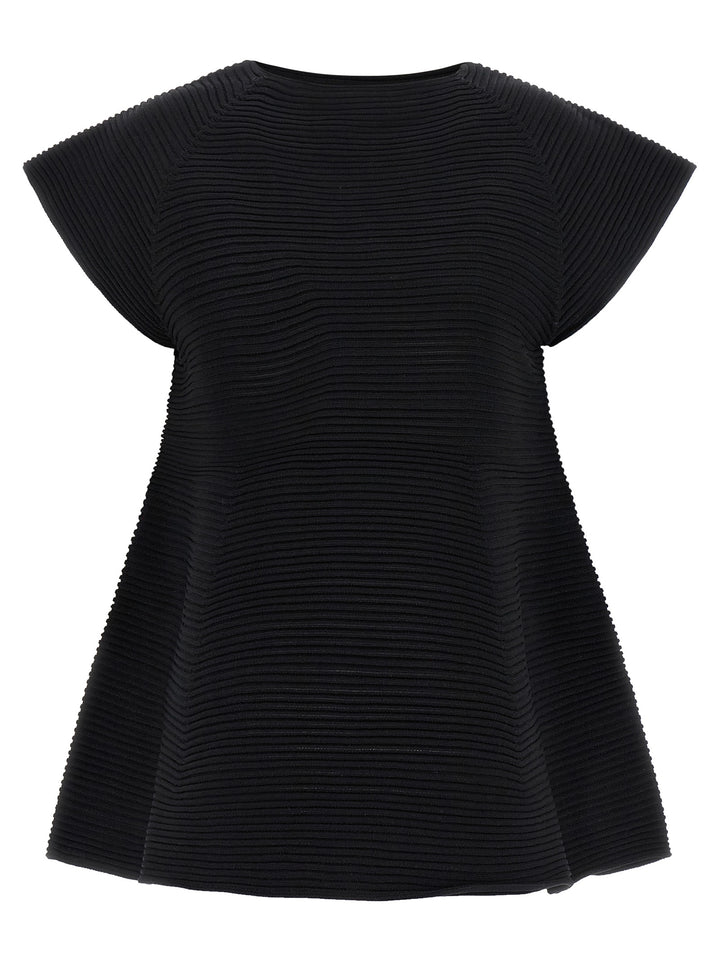 Issey Miyake Black Polyester Short Dress