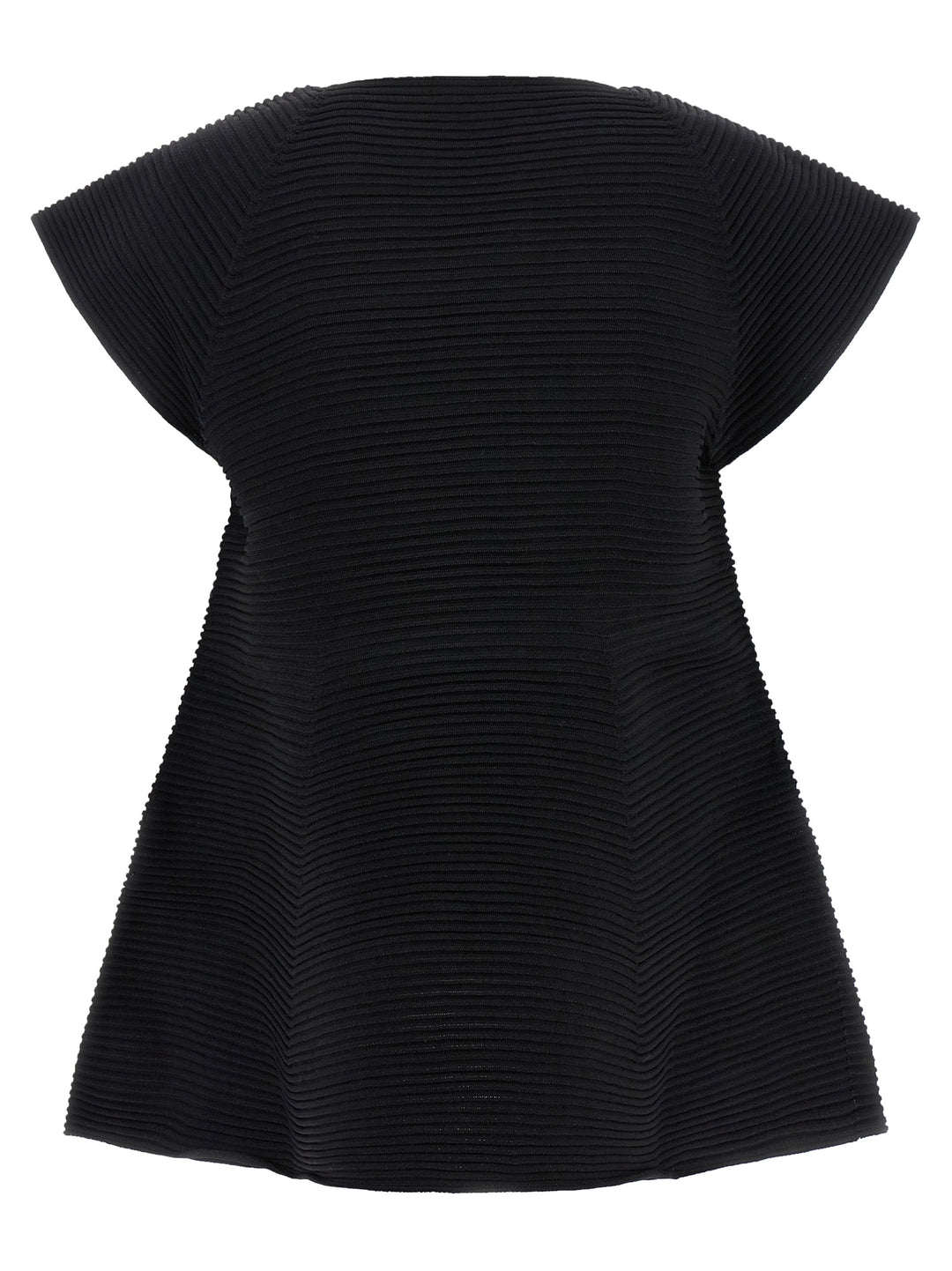 Issey Miyake Black Polyester Short Dress
