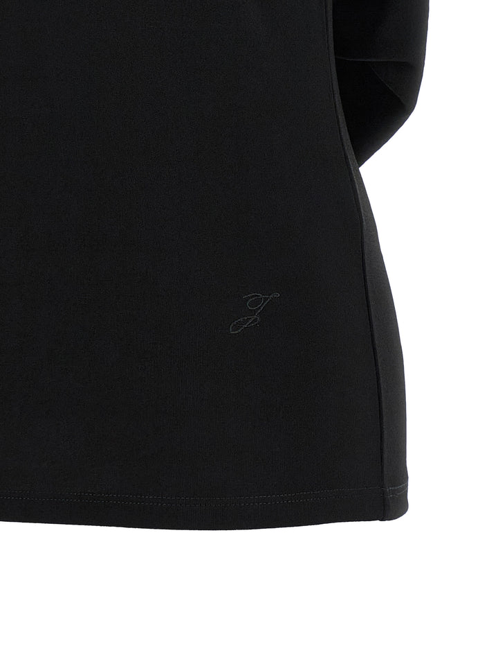 Jacquemus Black Viscose T-Shirt