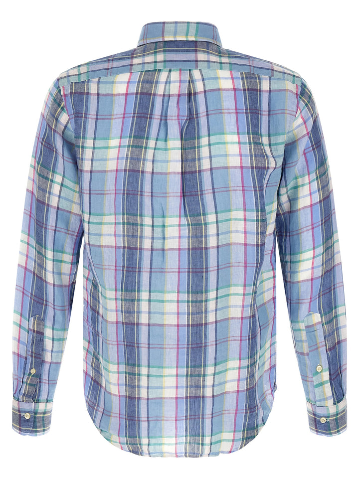 Polo Ralph Lauren Blue Linen Blouse