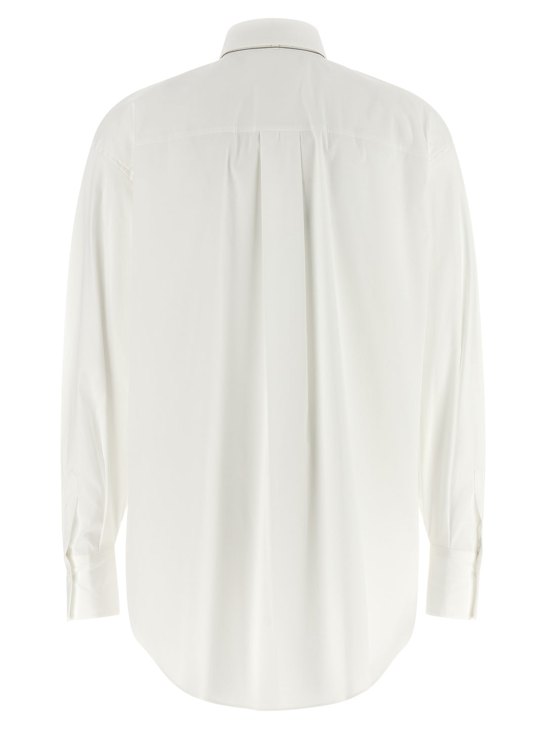 Brunello Cucinelli White Cotton Blouse