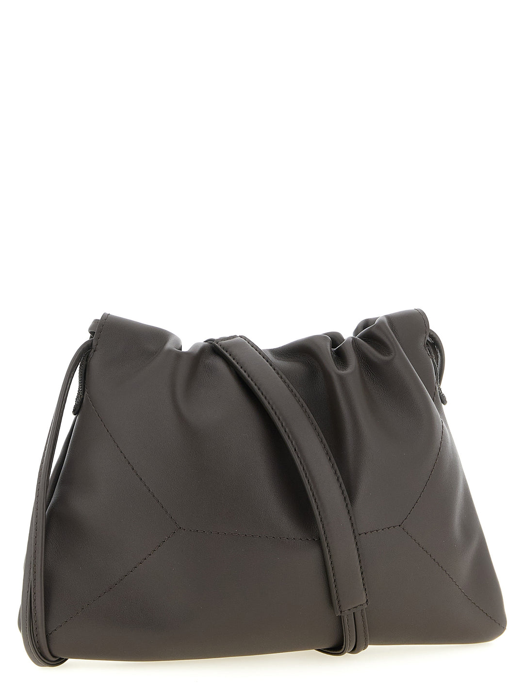 Brunello Cucinelli Brown Calfskin Clutch Bag