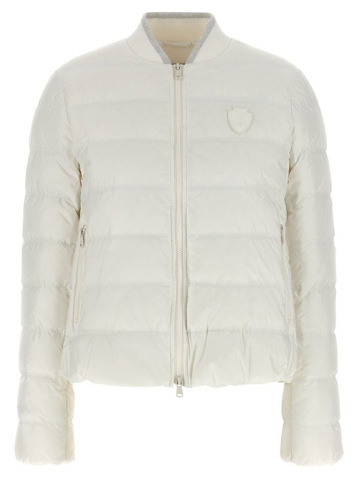 Brunello Cucinelli White Polyester Full-Length Jacket