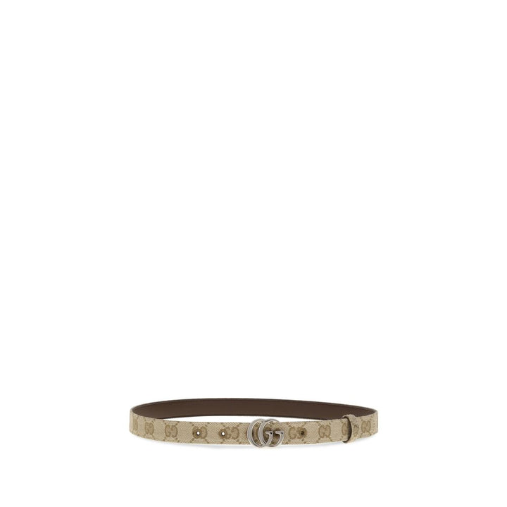 Gucci Beige Fabric Thin Belt
