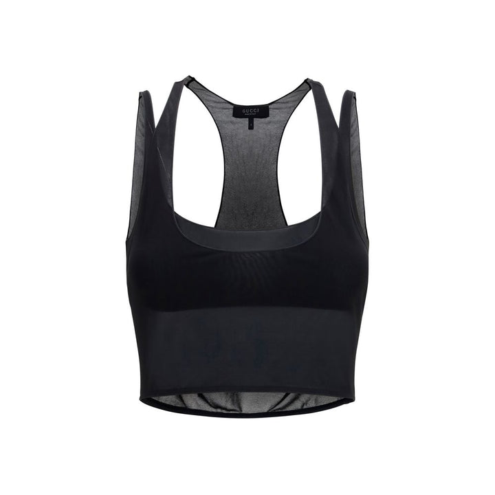 Gucci Black Viscose Blouse