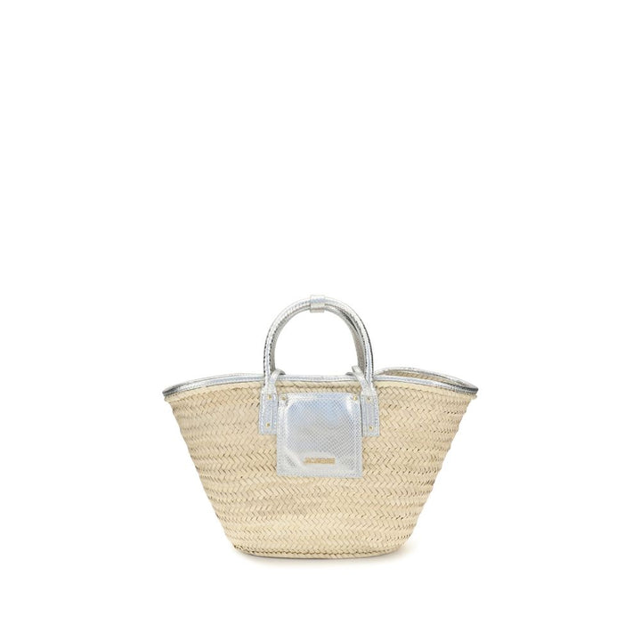 Jacquemus Beige Raffia Shoulder Bag