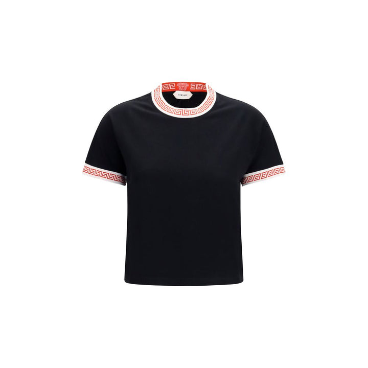 Versace Black Cotton T-Shirt