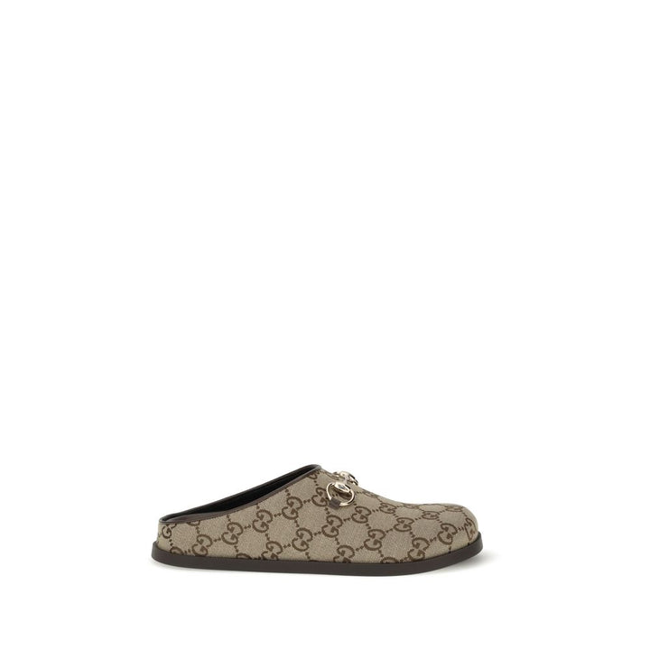 Gucci Beige Rubber Mules