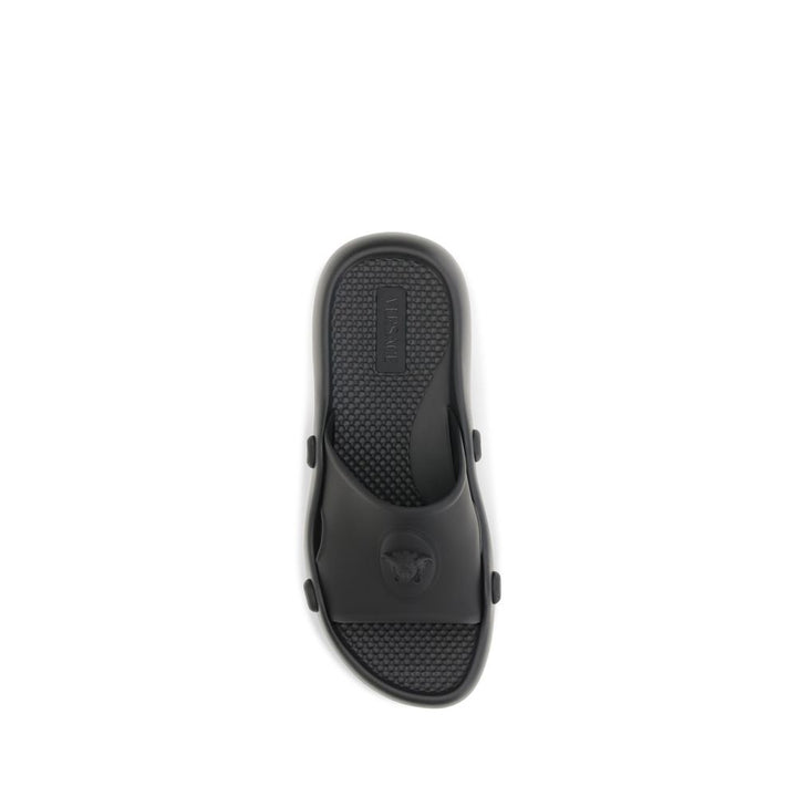 Versace Black Rubber Sandals