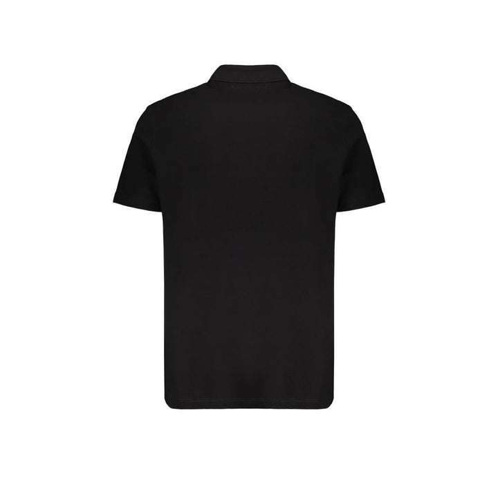 Versace Black Cotton Polo Shirt