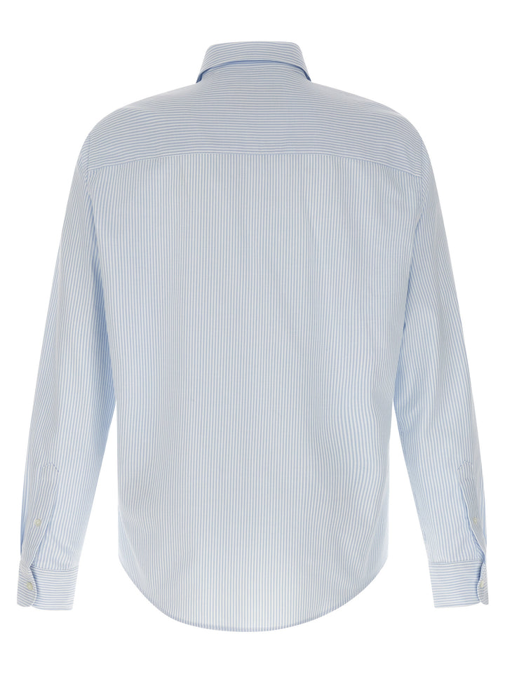 Ami Paris Blue Cotton Blouse