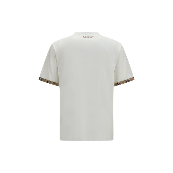 Burberry White Cotton T-Shirt