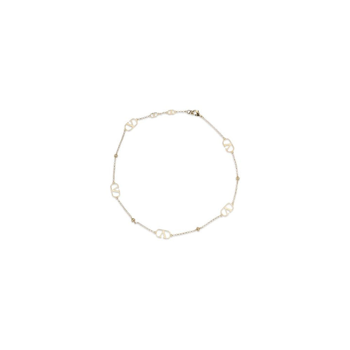 Valentino Garavani Gold Metal Necklace