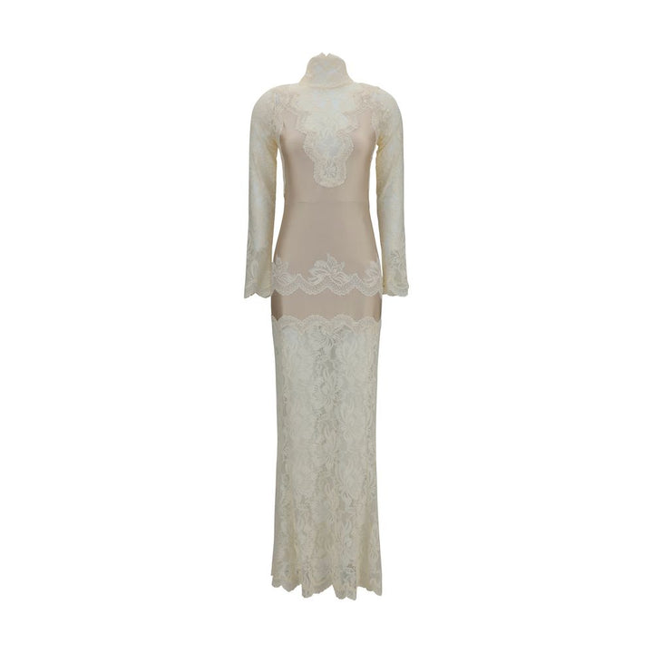 Rabanne Beige Polyamide Long Dress