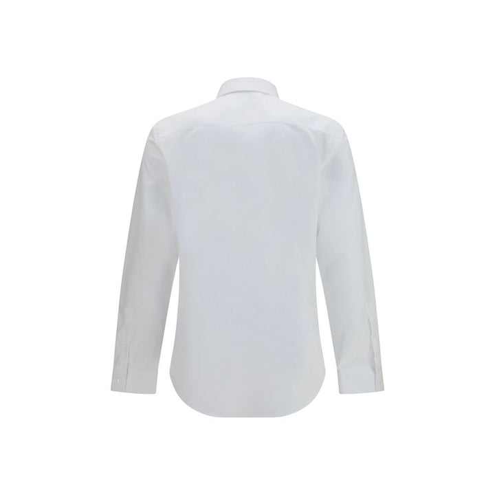Burberry White Cotton Dress Shirt