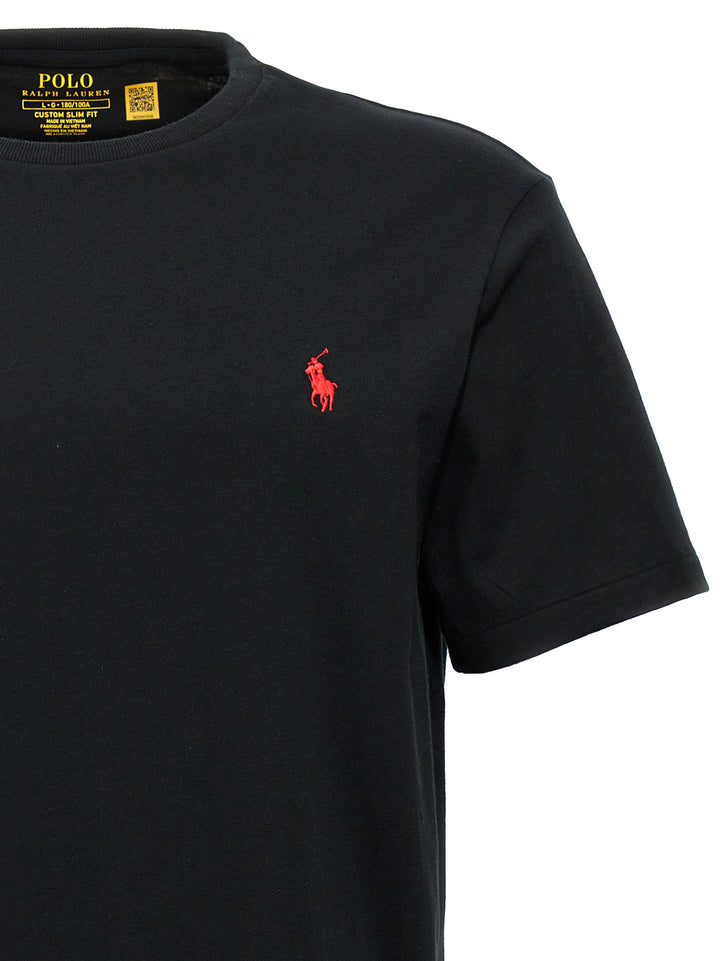 Polo Ralph Lauren Black Cotton T-Shirt