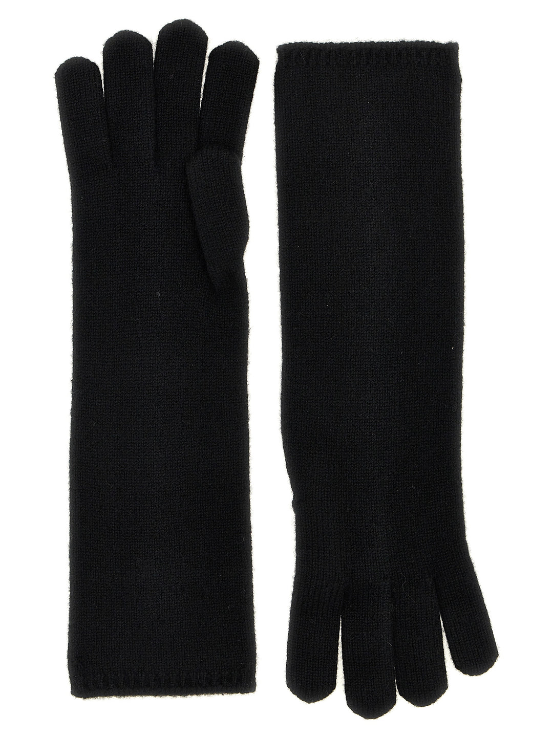 Max Mara Black Cashmere Gloves