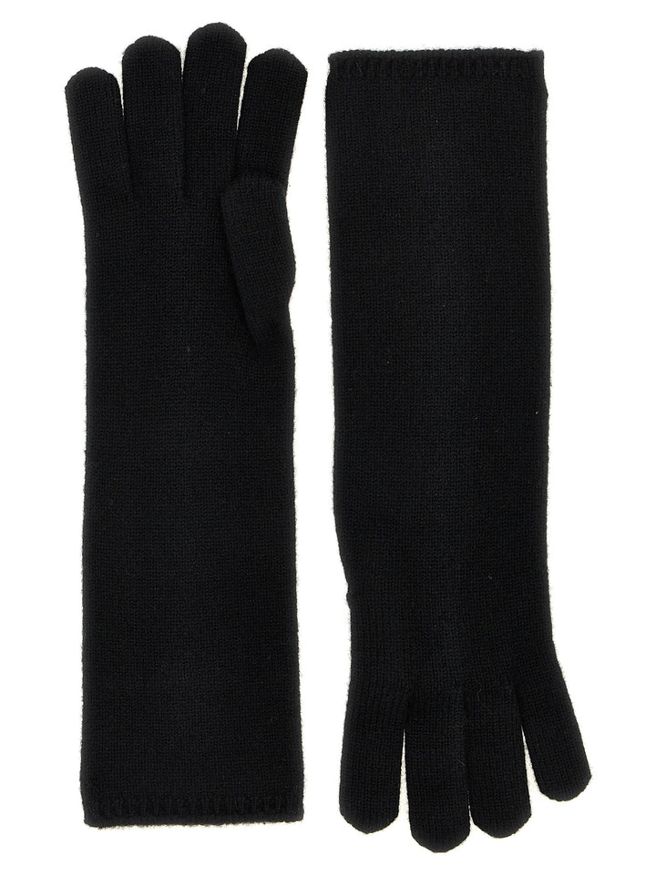 Max Mara Black Cashmere Gloves