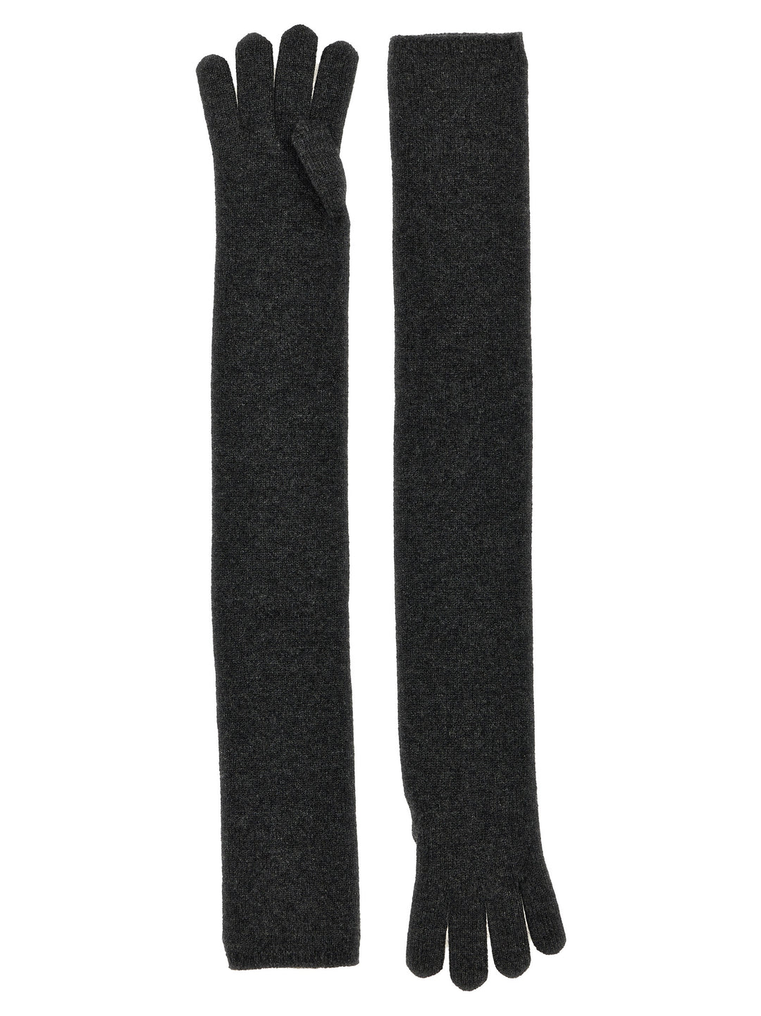 Max Mara Gray Cashmere Gloves