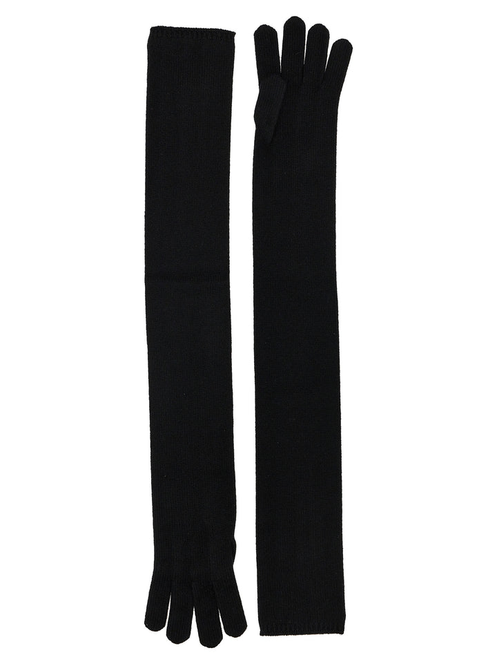 Max Mara Black Cashmere Gloves