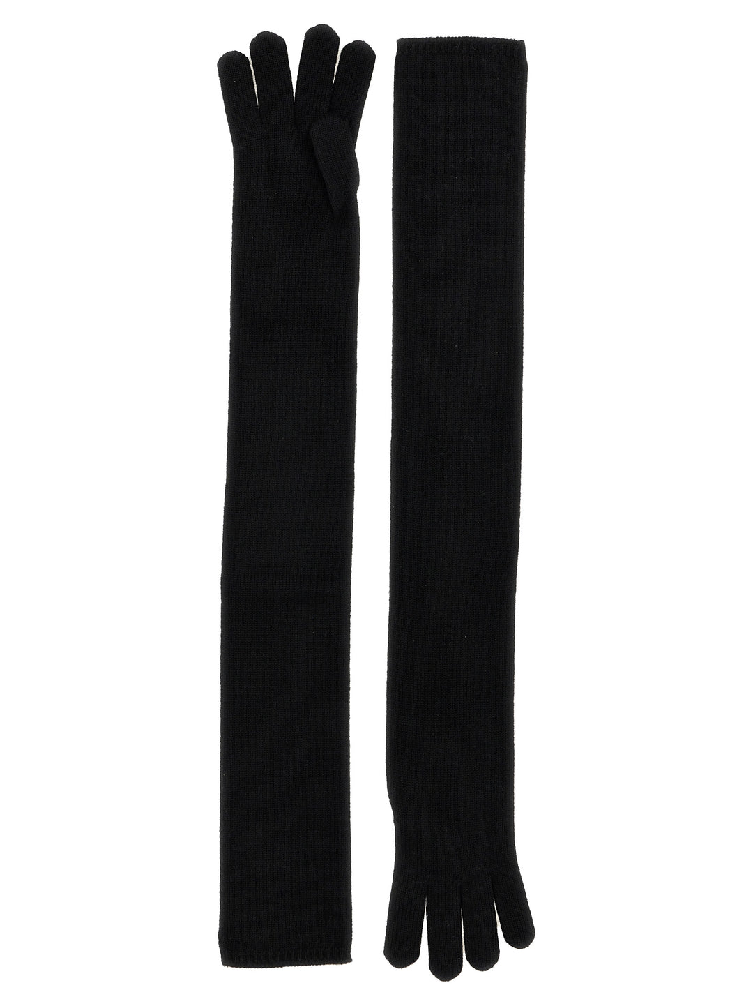 Max Mara Black Cashmere Gloves