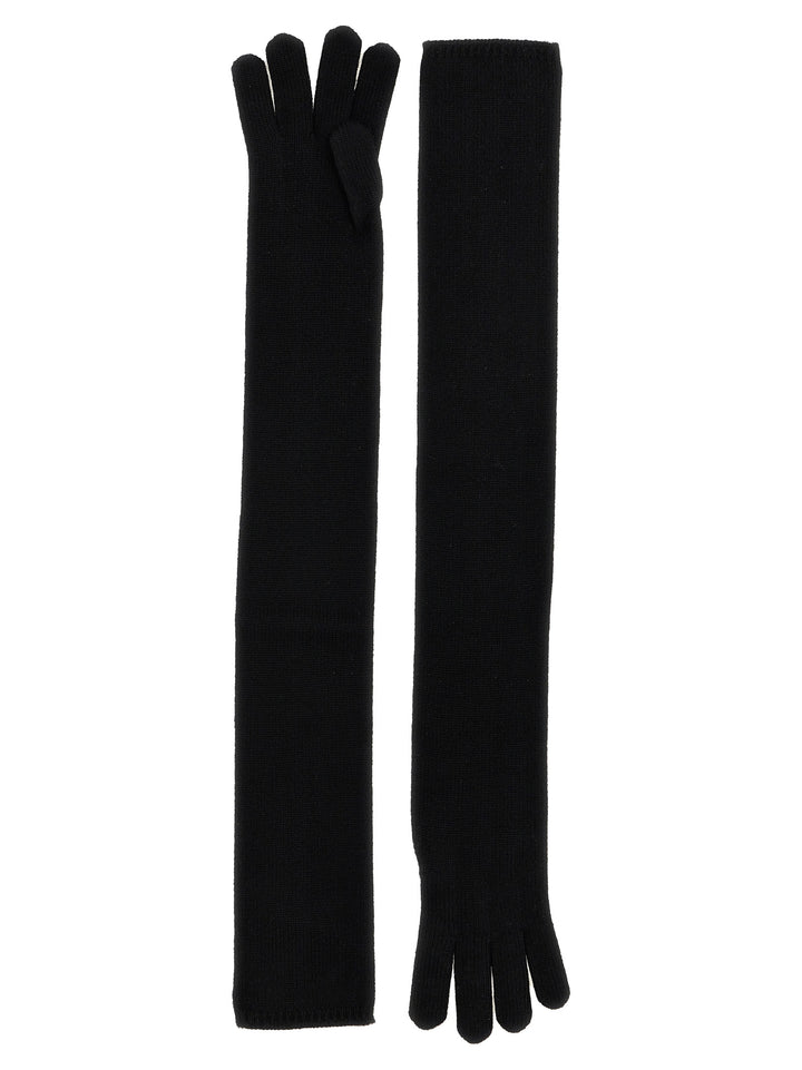 Max Mara Black Cashmere Gloves