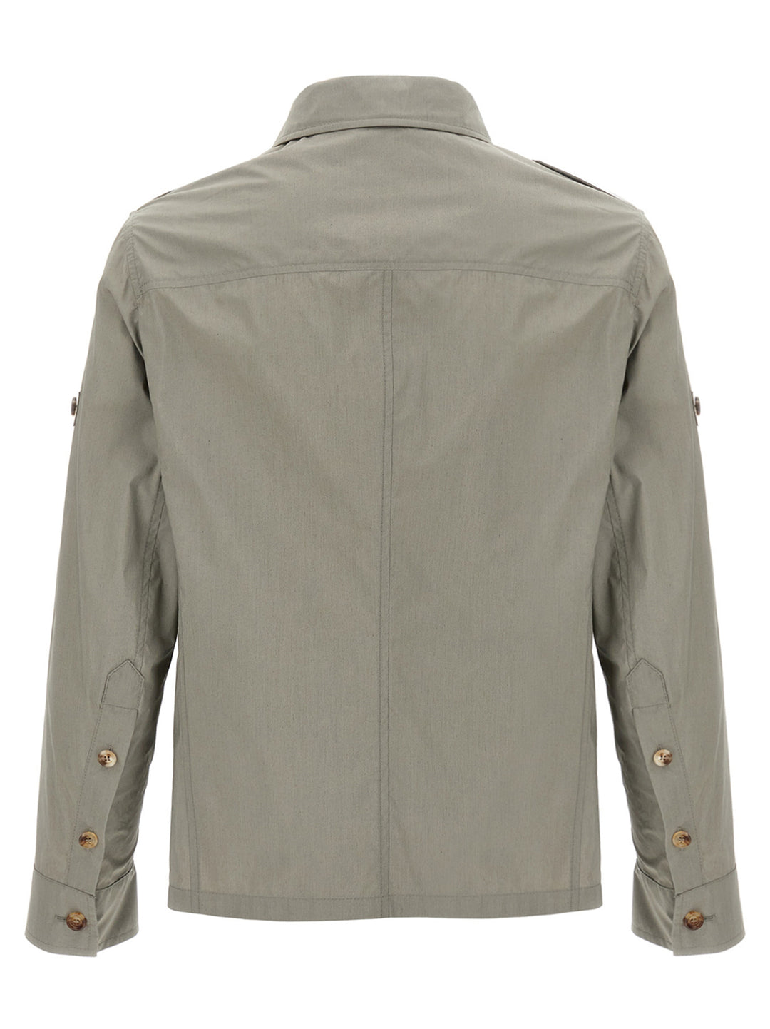 Brunello Cucinelli Bicolor Cotton Shell Jacket