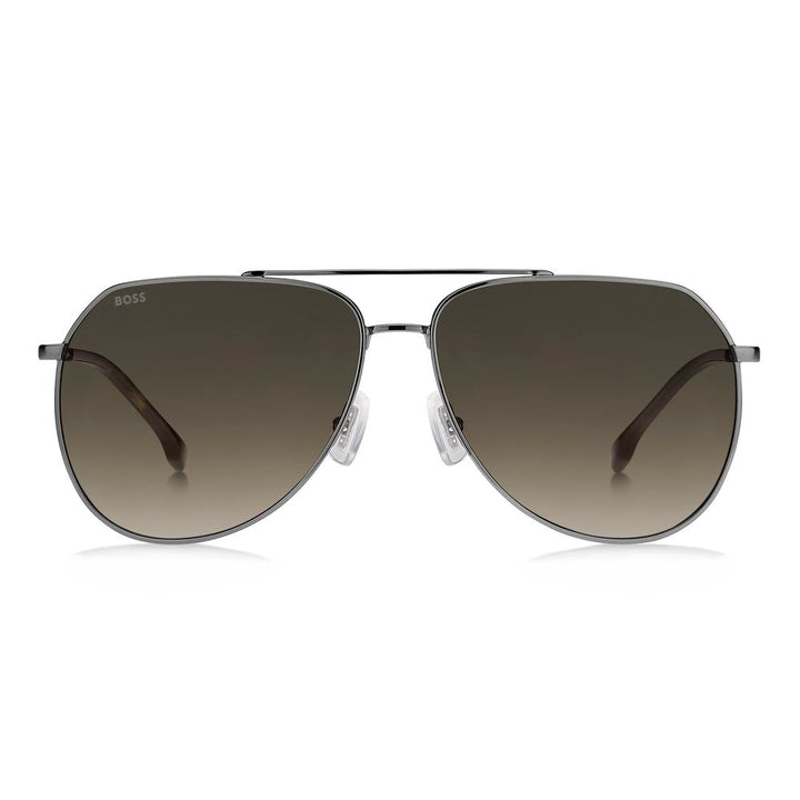 Hugo Boss Gray Metal Sunglasses