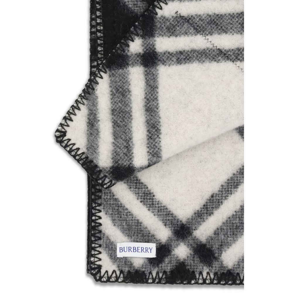 Burberry Black Wool Scarf