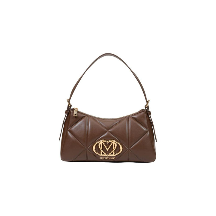 Love Moschino Brown Polyethylene Handbag