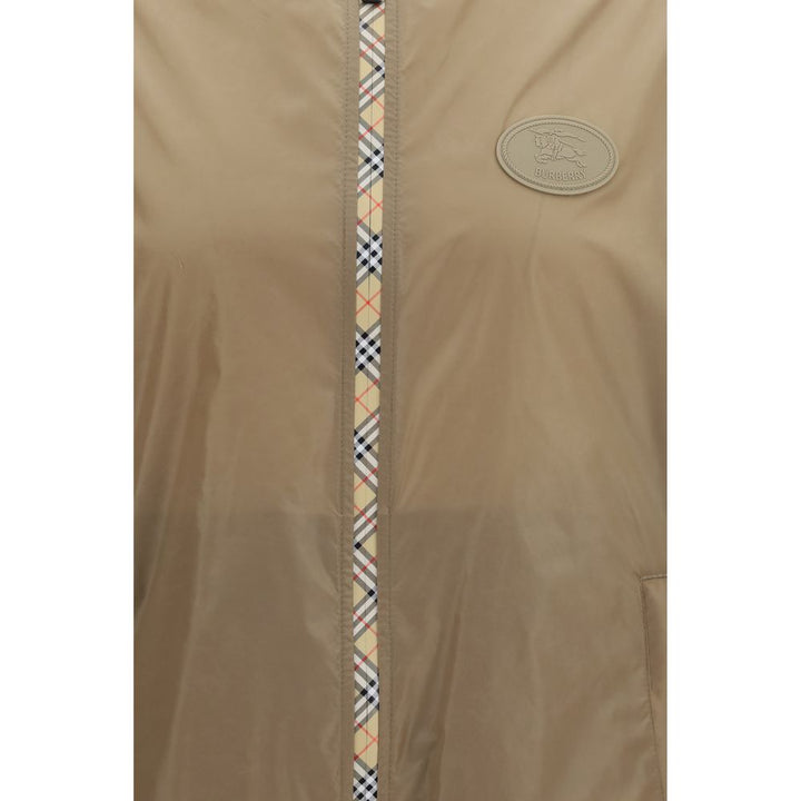 Burberry Brown Nylon Shell Jacket