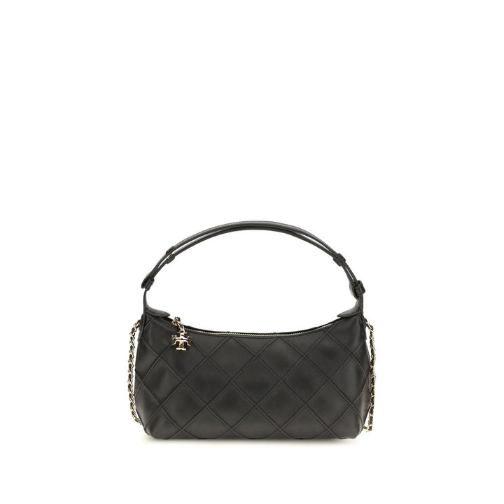 Tory Burch Black Calf Leather Bos Taurus Handbag