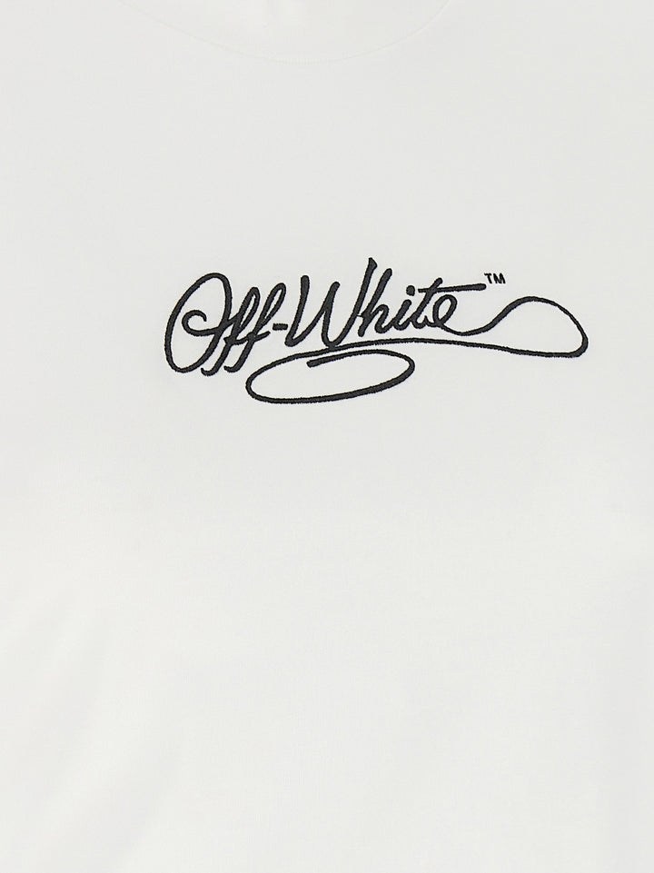 Off-White White Cotton T-Shirt