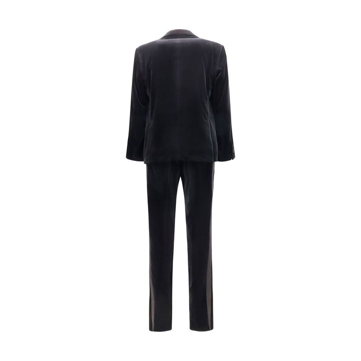 Ferragamo Black Cotton Tuxedo